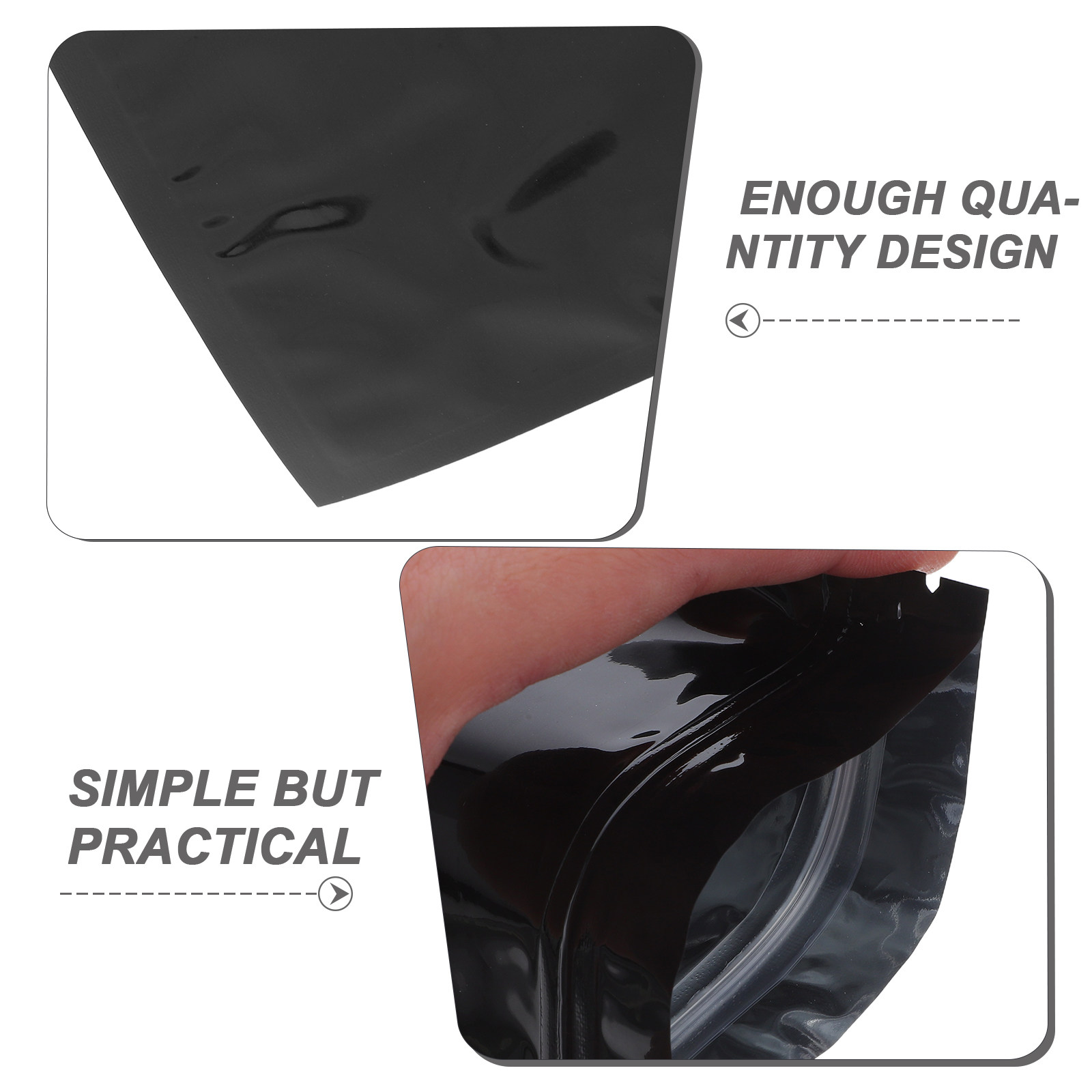 100 buah kantong aluminium foi - Food Storage Bag ulasan dan harga
