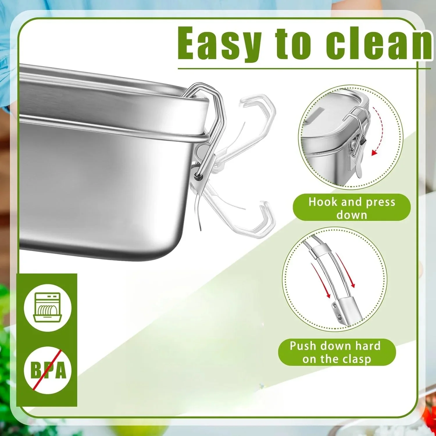 Kotak Makan Siang Baja Tahan K - Food Storage Oven Safe ulasan dan harga