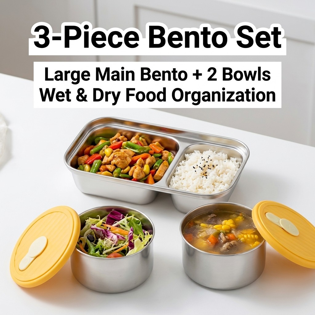 Kotak Makan Bento Stainless St - Food Storage Oven Safe ulasan dan harga