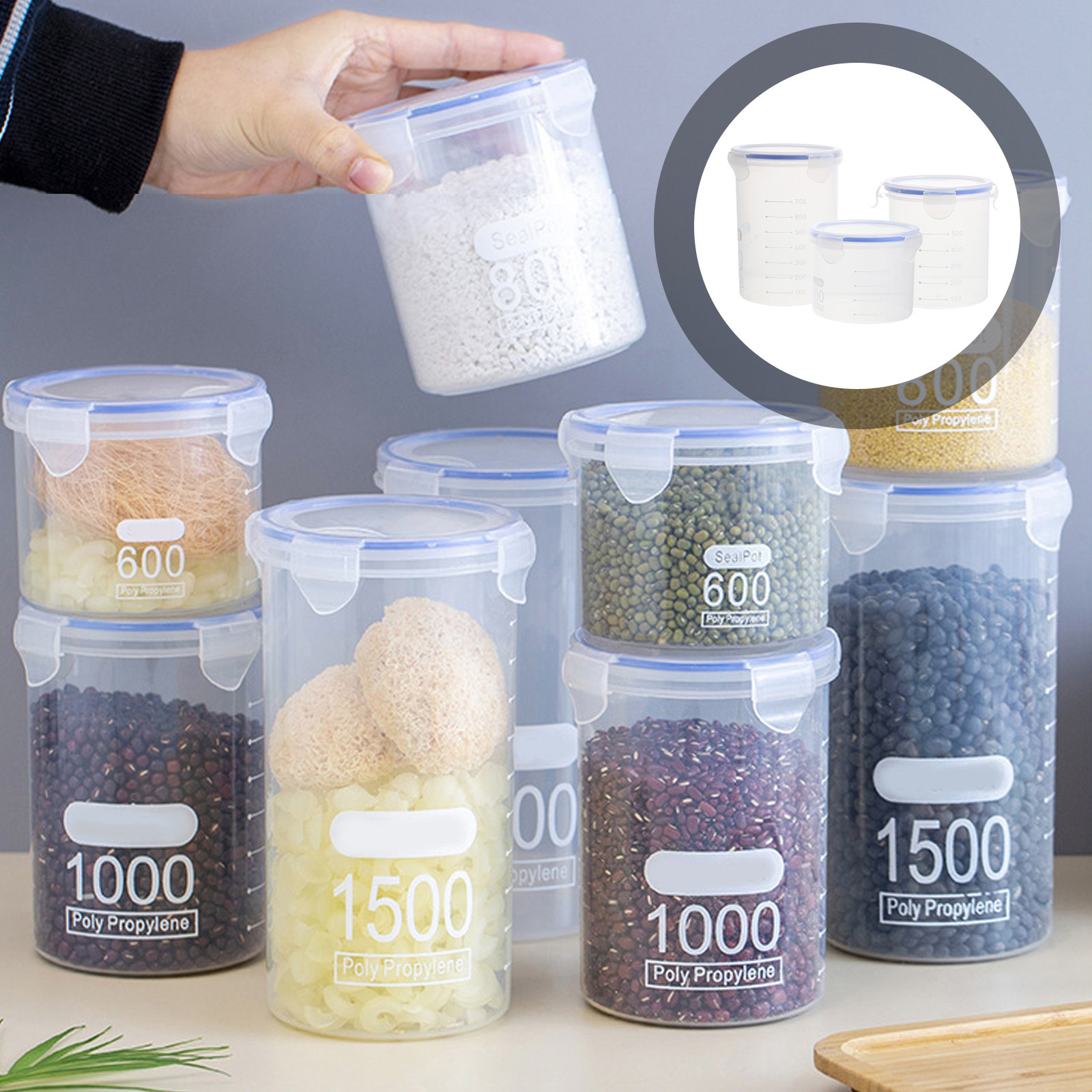 Set 6 Wadah Penyimpanan Makana - Food Storage Containers ulasan dan harga