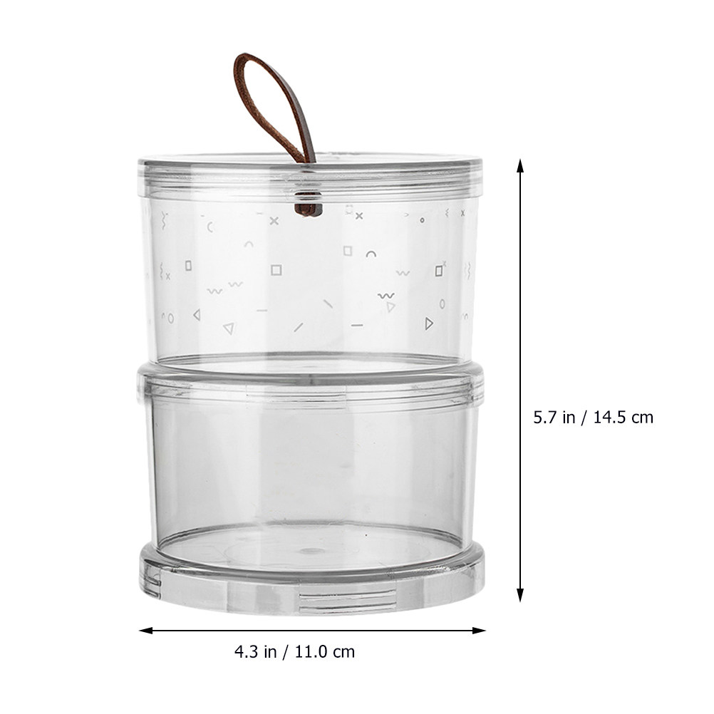 2 Buah Toples Penyimpanan Maka - Food Storage Containers ulasan dan harga