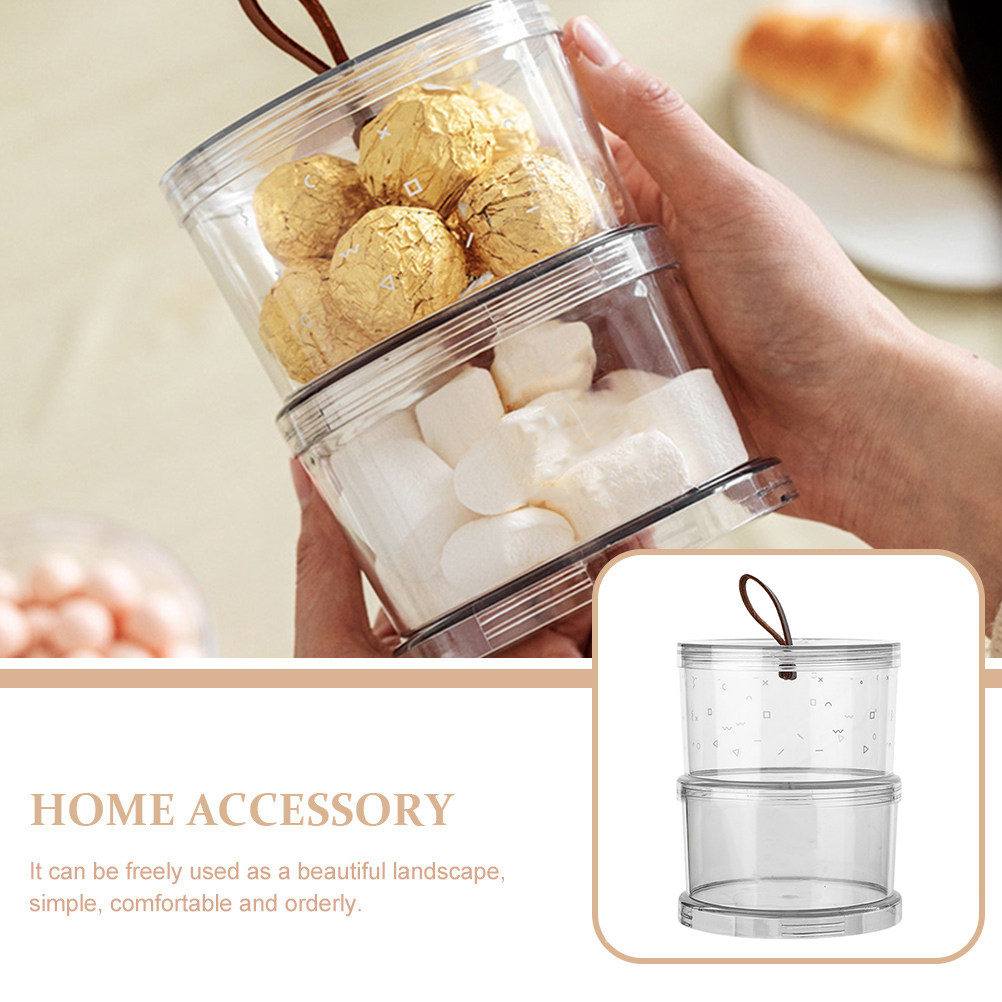 2 Buah Toples Penyimpanan Maka - Food Storage Containers ulasan dan harga