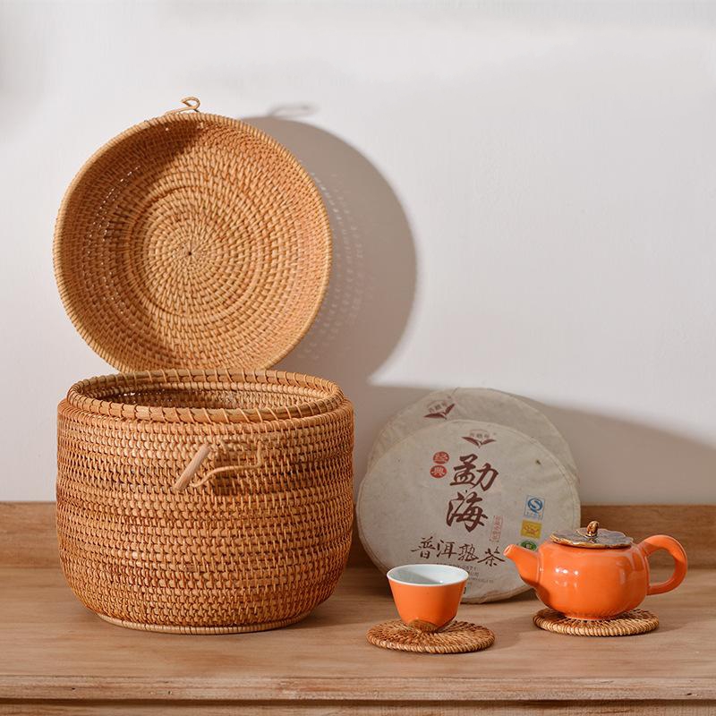Kotak penyimpan teh rotan buat - Food Storage With Dividers ulasan dan harga